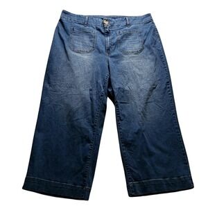 Nurture By Westbound Woman Jeans Womens Plus 22W Blue Medium Wash Cropped Denim